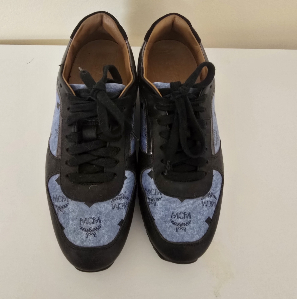 MCM Black and Blue Women's Sneakers